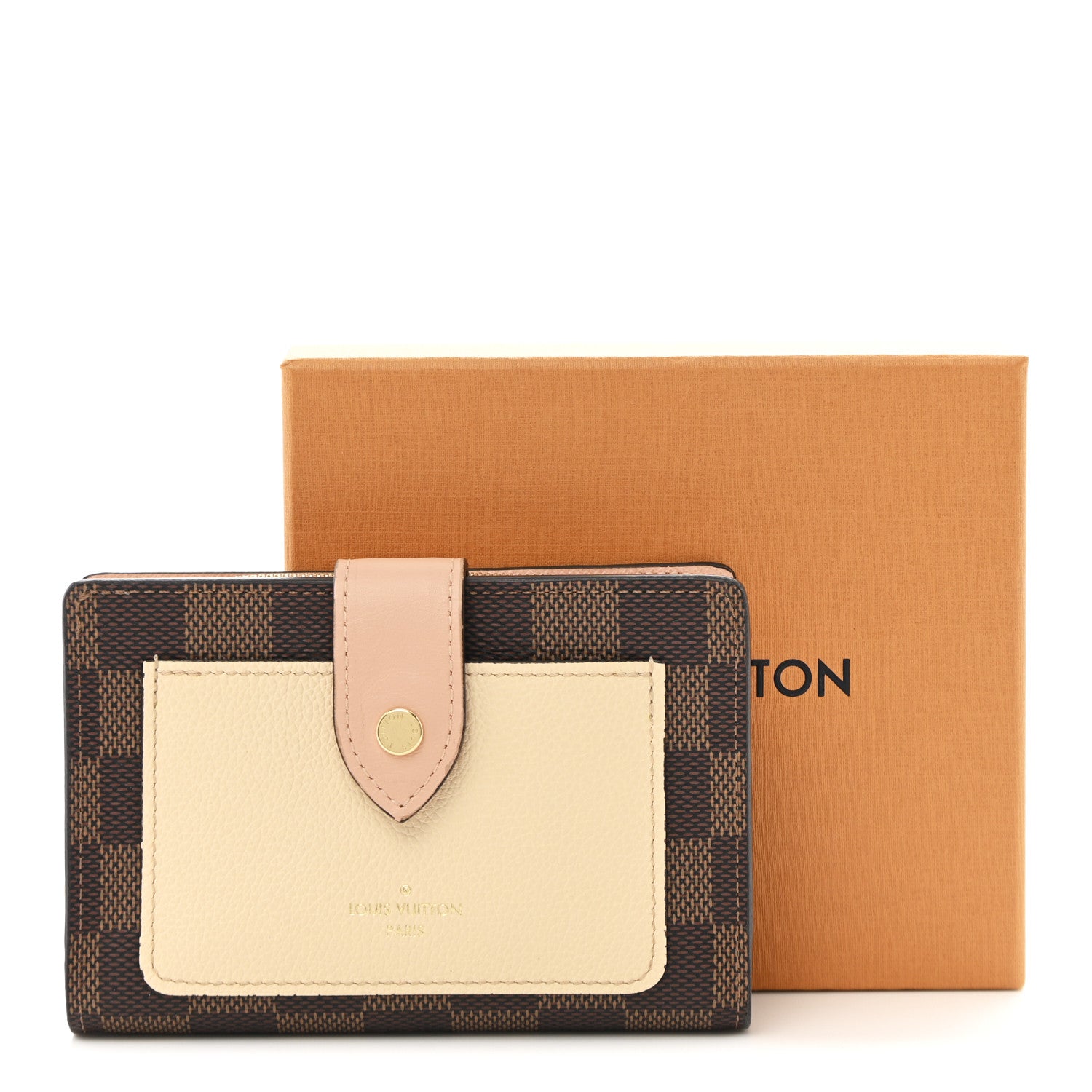 Louis Vuitton Damier Ebene Juliette Wallet Creme 8 of 8