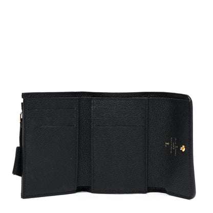 Louis Vuitton Empreinte Pont-Neuf Compact Wallet Black 3 of 5