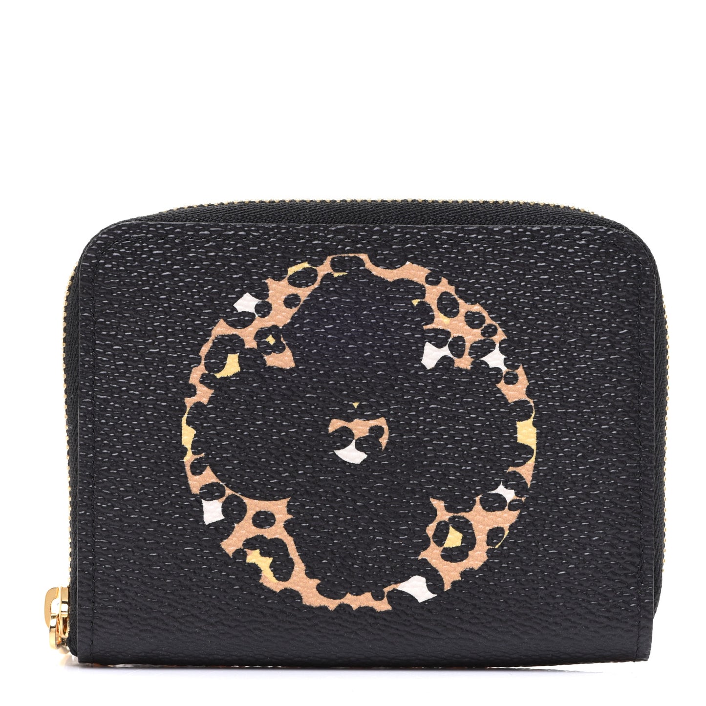 Monogram Giant Jungle Zippy Coin Purse Black