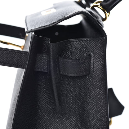 Hermes Epsom Kelly Sellier 28 Black 30 of 38
