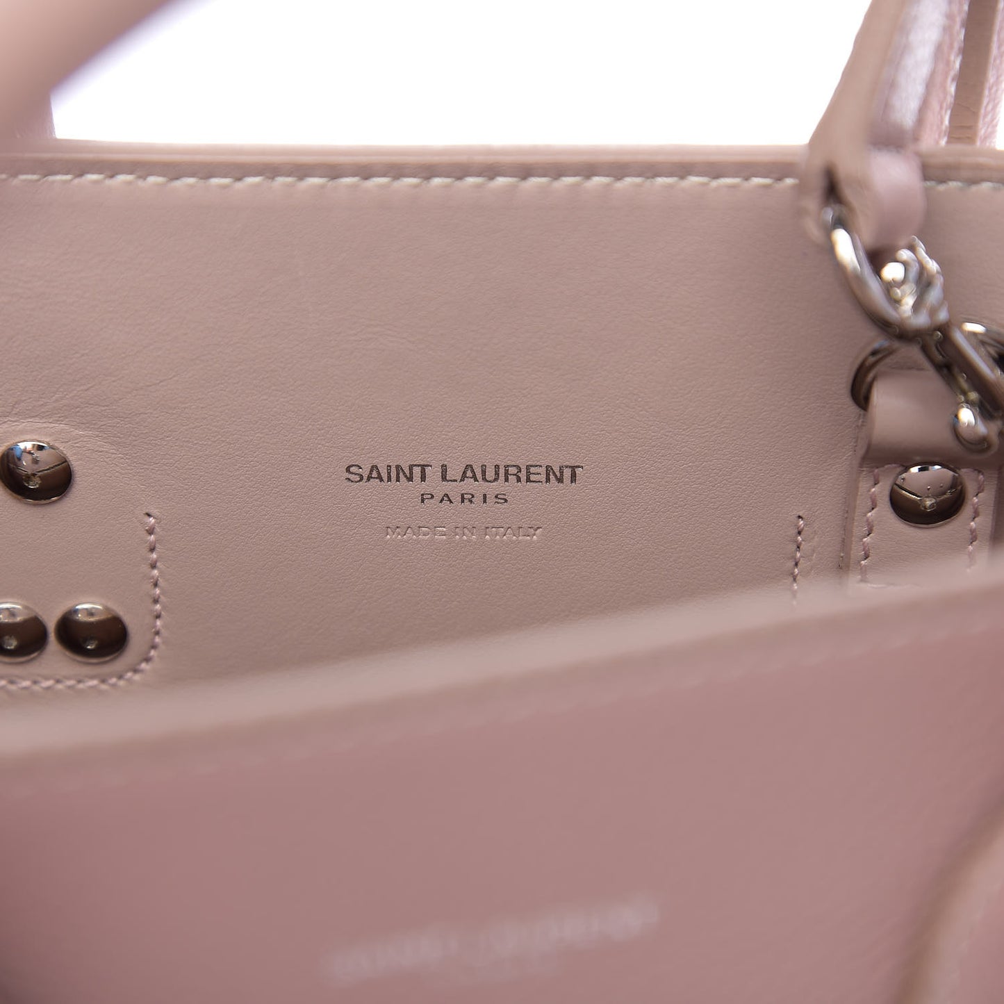 Grained Calfskin Baby Sac De Jour Antique Rose
