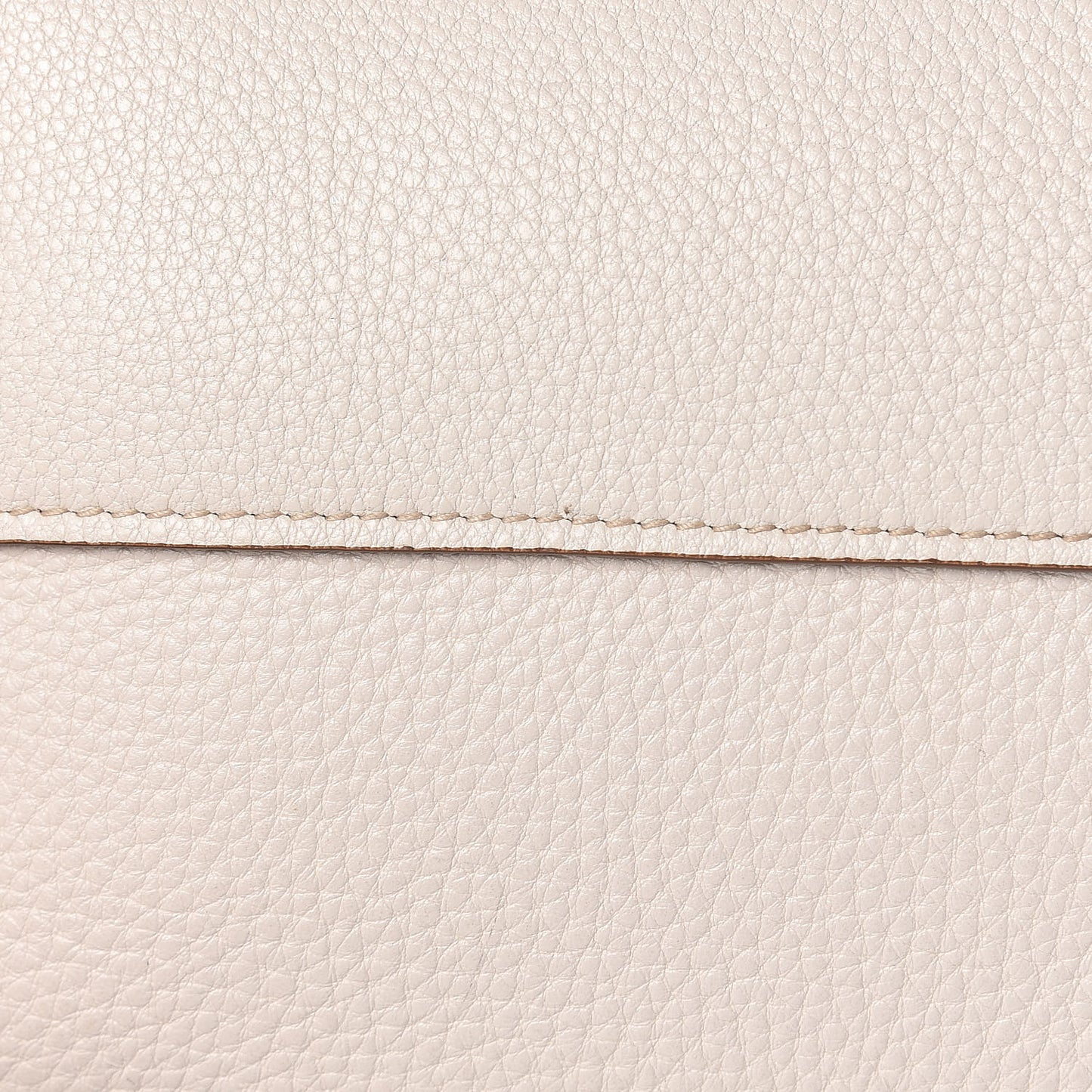Calfskin Large Concept Shopper Tote Off White