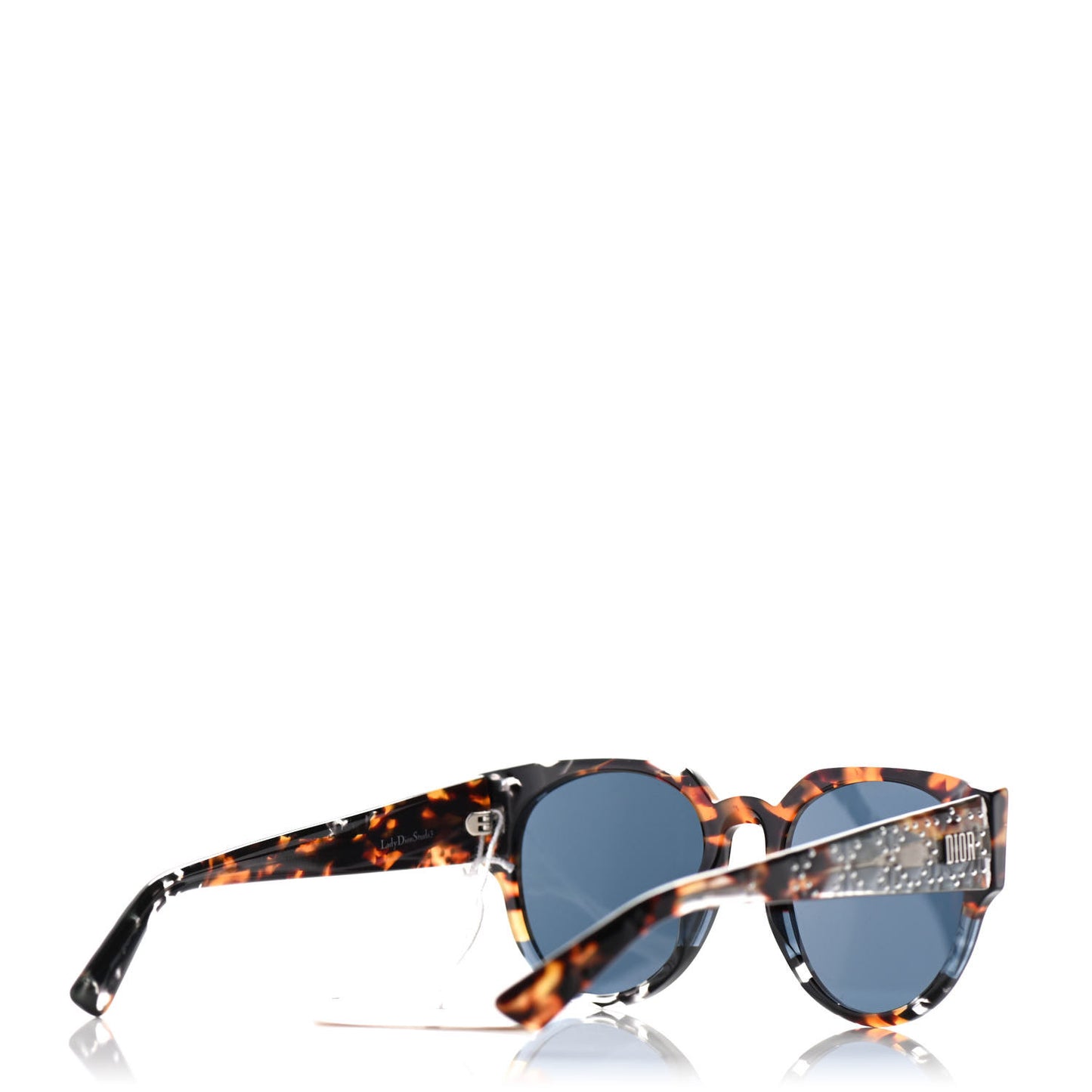 Lady Dior Studs 3 Sunglasses Tortoise
