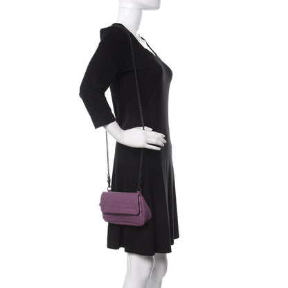 Bottega Veneta Nappa Intrecciato Mini Chain Messenger Peony 2 of 11