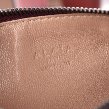 Alaia Calfskin Oval Laser Cut Out Tote Pourpre 7 of 9