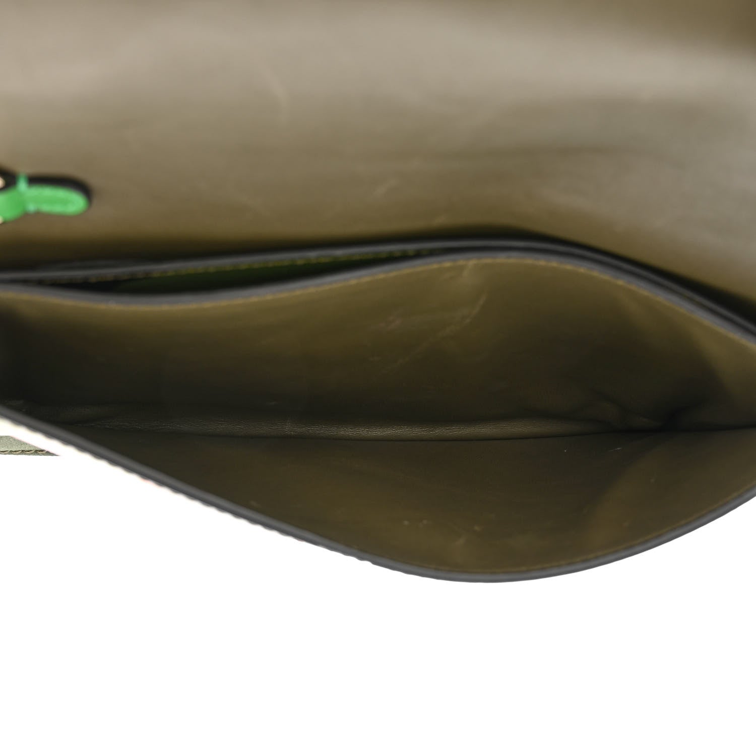 Valentino Garavani Nappa Canvas Camouflage Rockstud Wristlet Clutch Army Green Ninphea Parrot 6 of 10