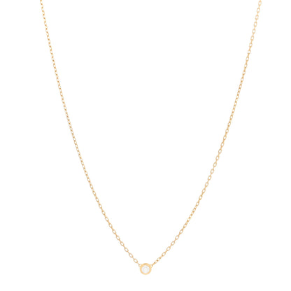 Cartier 18K Yellow Gold Diamond SM D'Amour Pendant Necklace 1 of 4