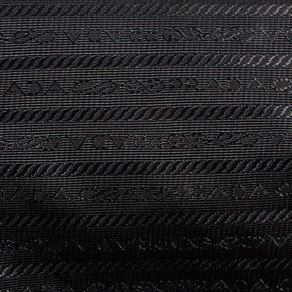 Prada Nylon Chevron Quilted Dome Satchel Black 7 of 9