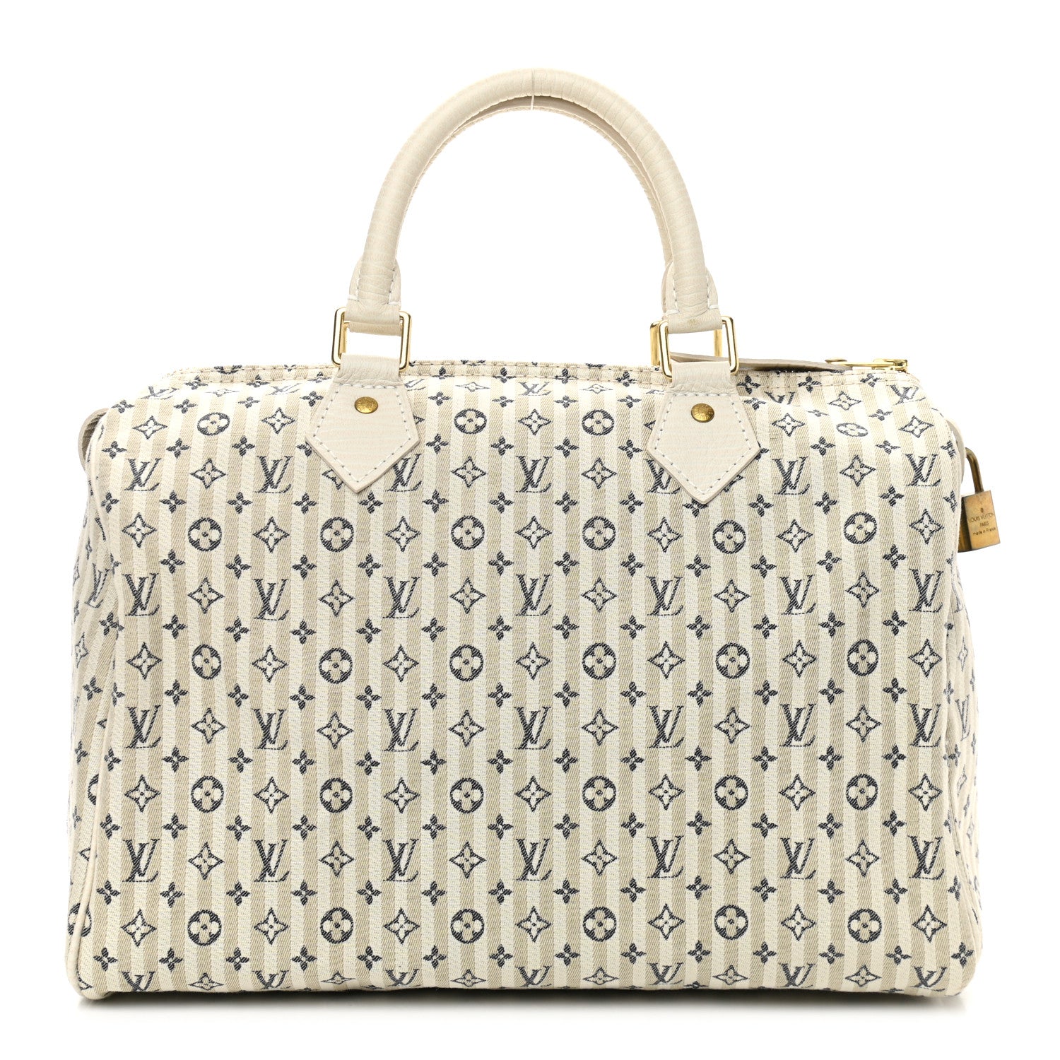 Louis Vuitton Mini Lin Croisette Speedy 30 Blue 1 of 10
