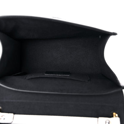 Fendi Vitello Century Velvet F is Fendi FF Embroidered Small Kan I Shoulder Bag White Black 4 of 13