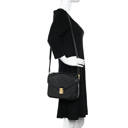 Louis Vuitton Empreinte Pochette Metis Black 2 of 13