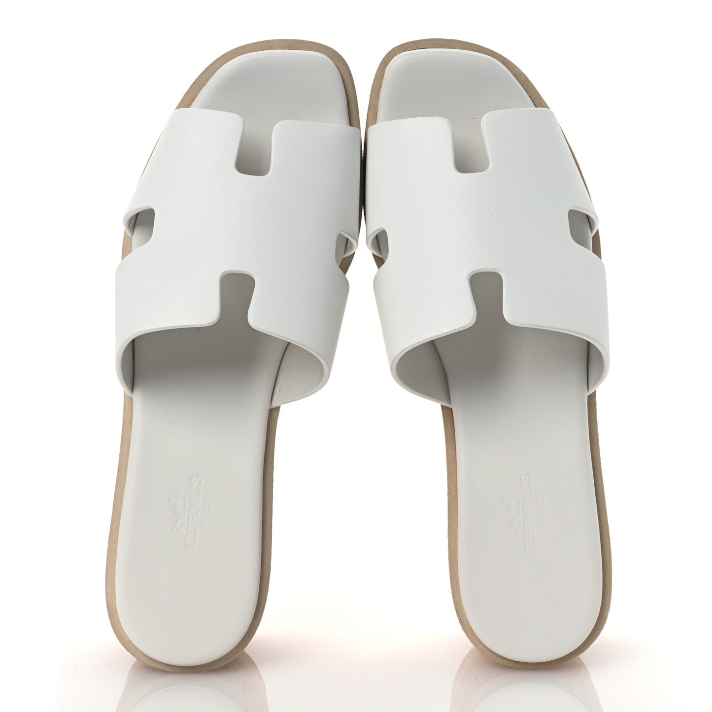 Calfskin Cork Eze 30 Sandals 38 White