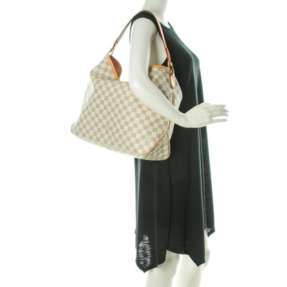 Louis Vuitton Damier Azur Delightful MM Rose Ballerine 2 of 8