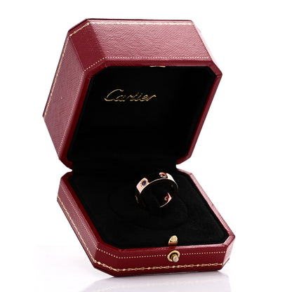 Cartier 18K Pink Gold Sapphire Garnet Amethyst 5.5mm LOVE Ring 54 7 5 of 5
