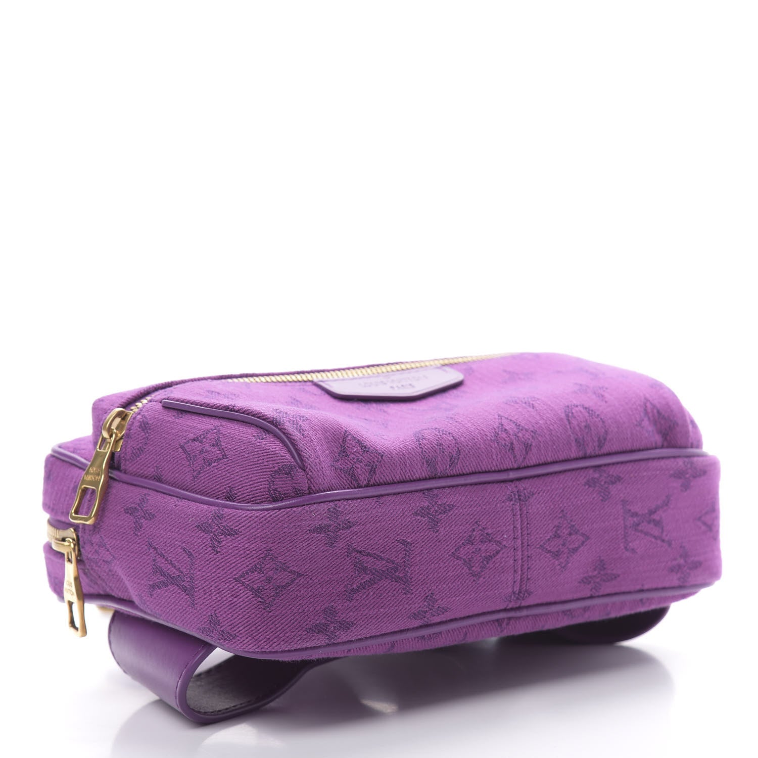 Louis Vuitton Denim Monogram Outdoor Bumbag Purple 4 of 10