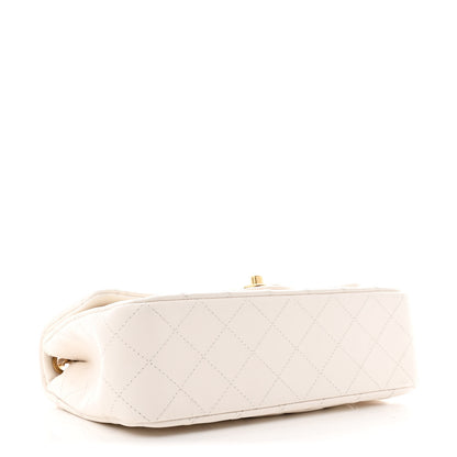 Chanel Shiny Lambskin Quilted Small Single Flap Ecru 4 of 10