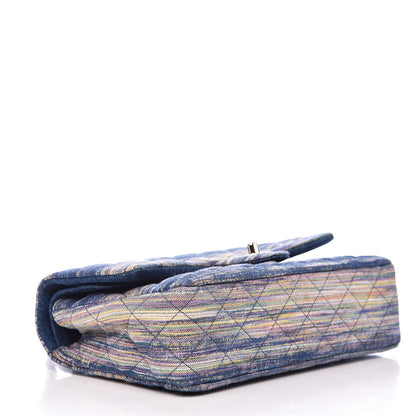 Chanel Denim Quilted Medium Double Flap 4 of 10