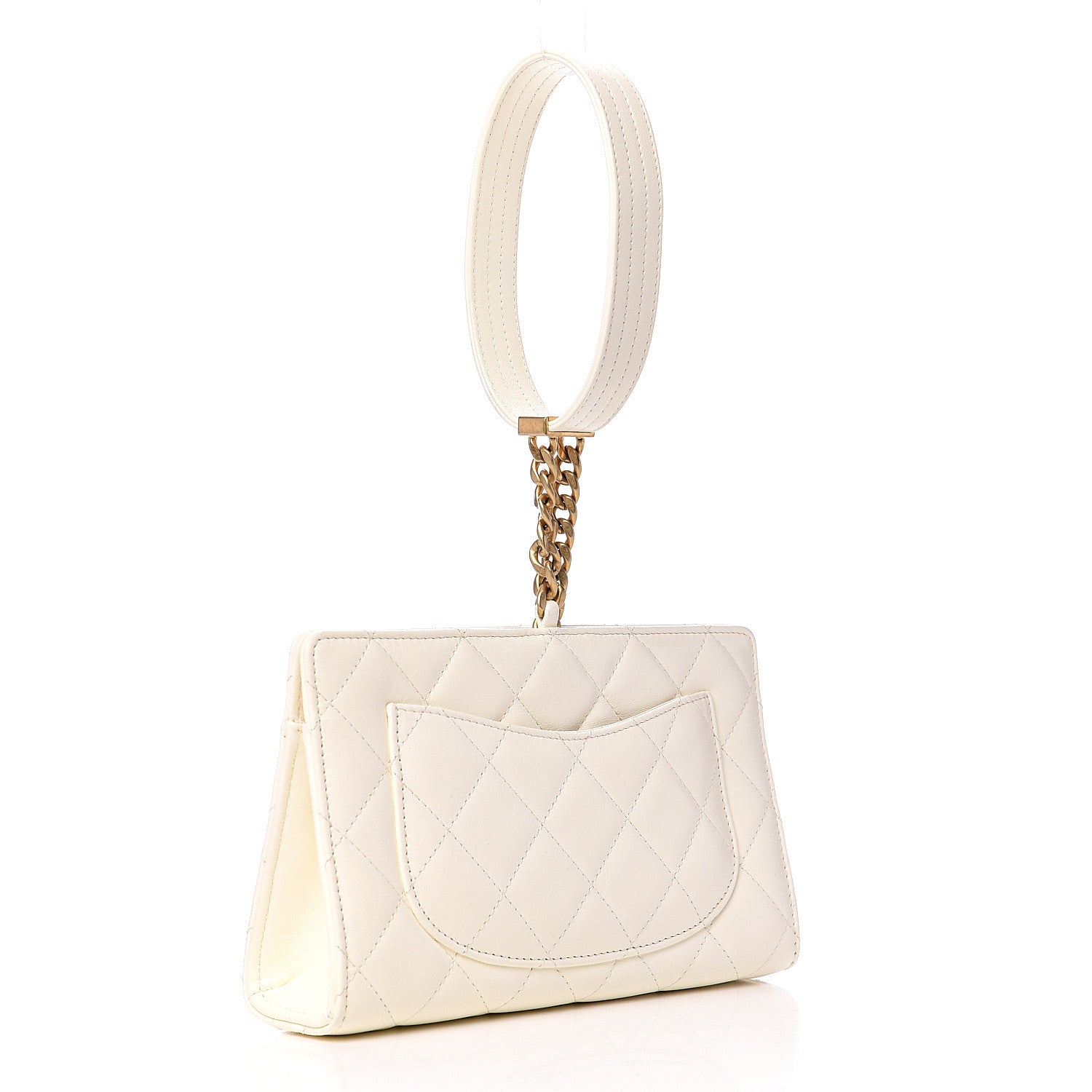 Chanel Lambskin Quilted Evening By The Sea Clutch White 2 of 10