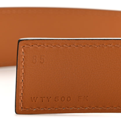 Hermes Epsom 32mm Collier De Chien CDC Belt 85 34 Nata 4 of 6