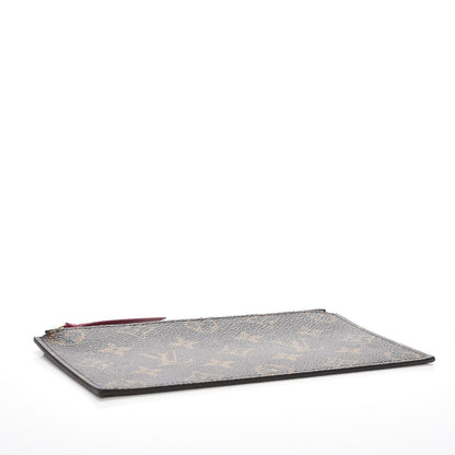 Louis Vuitton Monogram Felicie Chain Wallet Zippered Insert Fuchsia 4 of 6