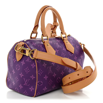 Louis Vuitton Calfskin Monogram Speedy P9 Bandouliere 25 Lotus Purple 5 of 12