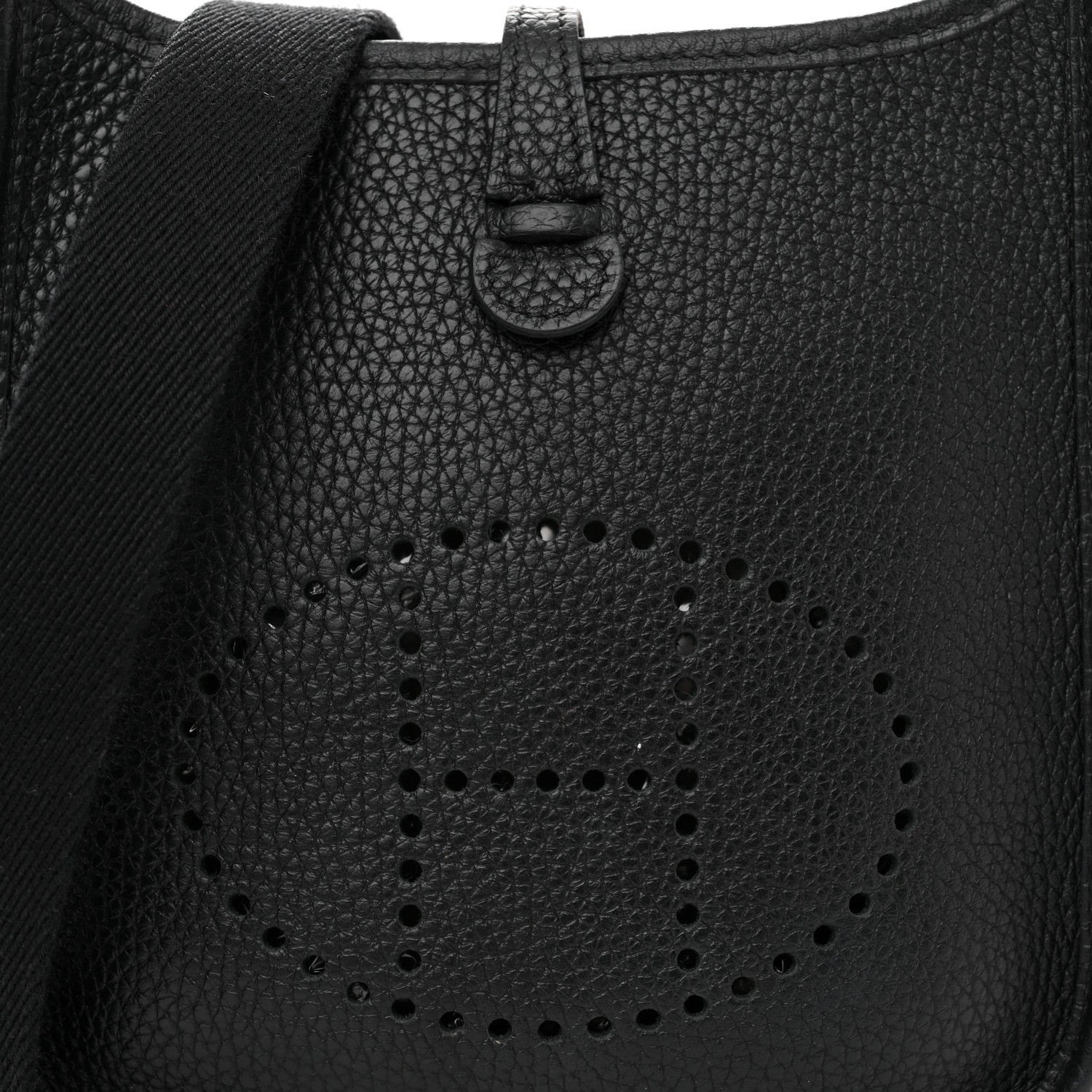 Hermes Taurillon Clemence Evelyne TPM Black 8 of 12