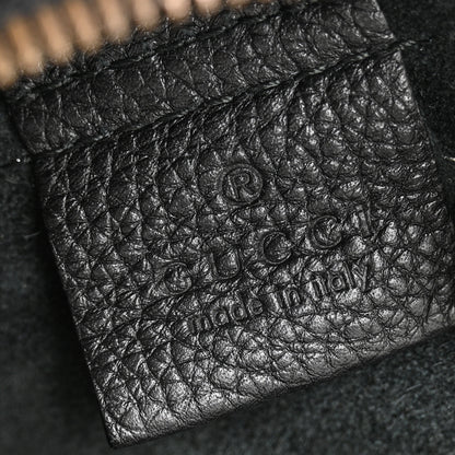 Gucci Pebbled Calfskin Large Logo Portfolio Clutch Black 12 of 16