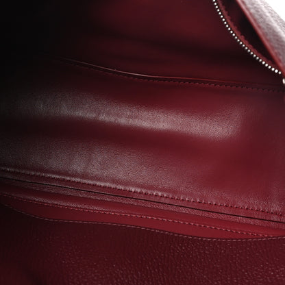 Chanel Grained Calfskin Small Souplissimo Maxi Flap Burgundy 4 of 10