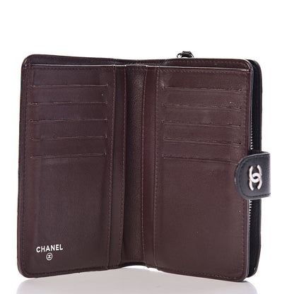 Chanel Caviar Quilted Zipped Pocket Wallet Black 5 of 12