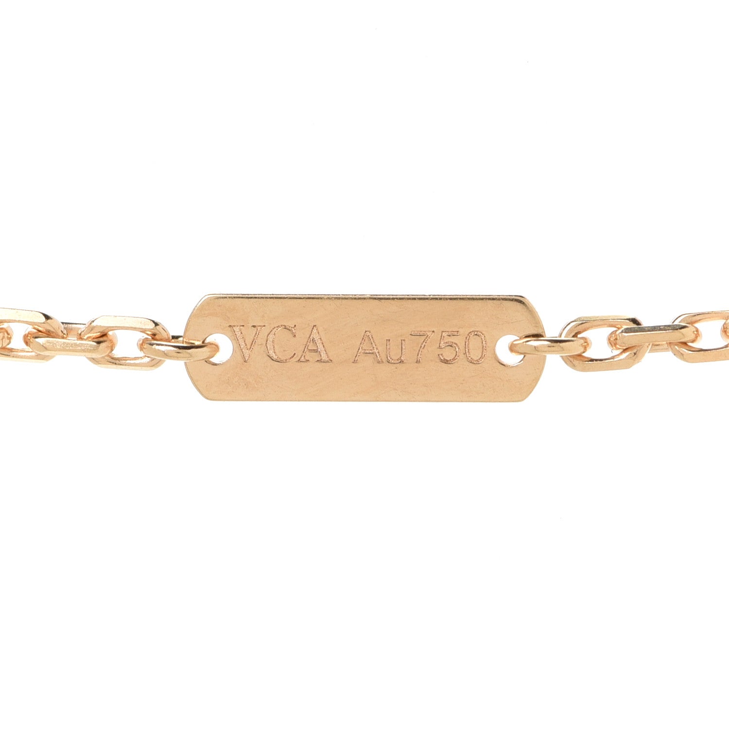 Van Cleef & Arpels 18K Yellow Gold Mother of Pearl Magic Alhambra Long Necklace 6 of 7