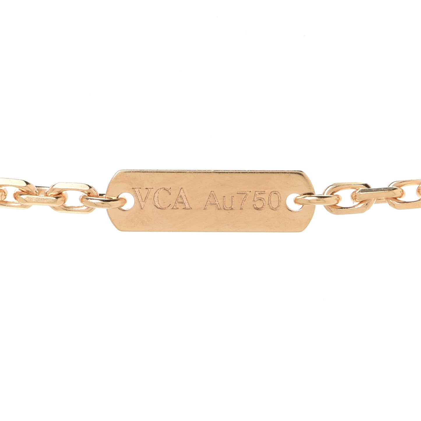 18K Yellow Gold Mother of Pearl Magic Alhambra Long Necklace