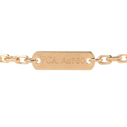 Van Cleef & Arpels 18K Yellow Gold Mother of Pearl Magic Alhambra Long Necklace 6 of 7