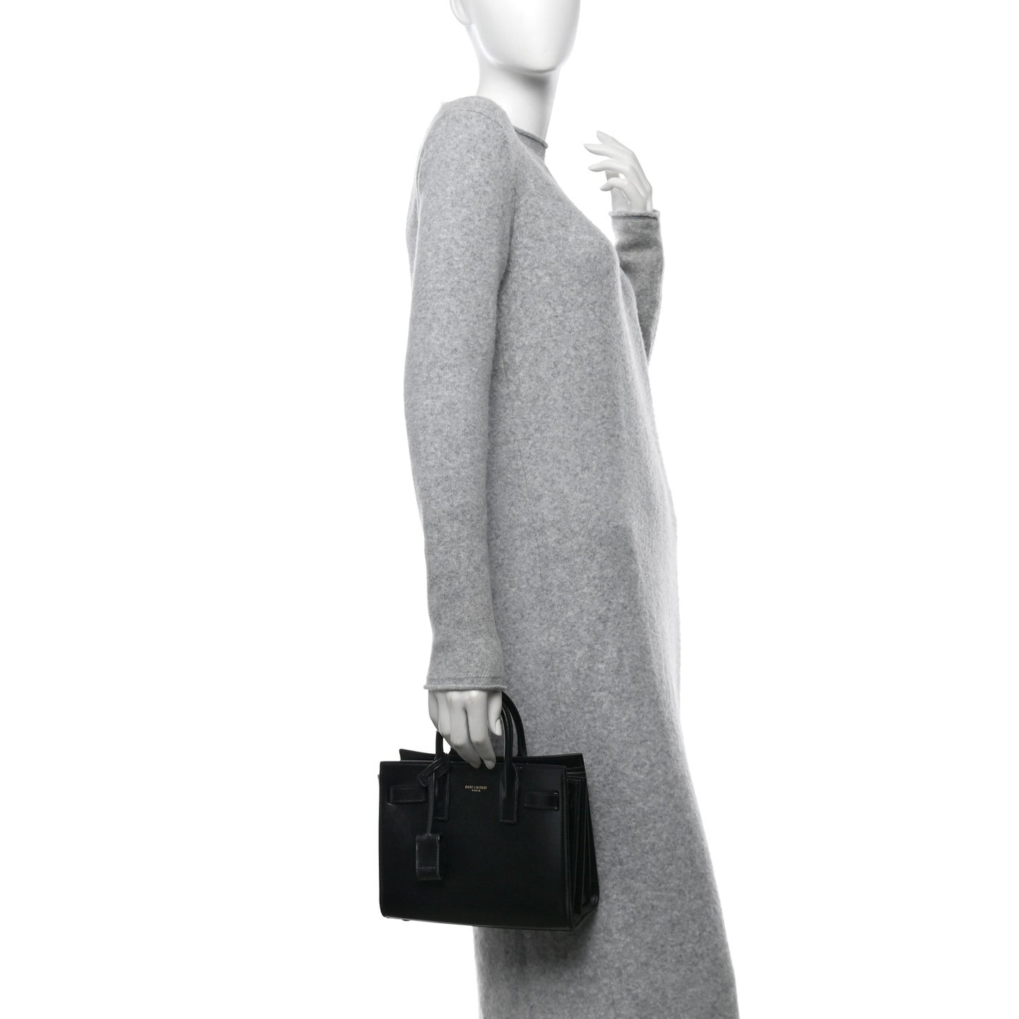 Calfskin Nano Sac De Jour Black