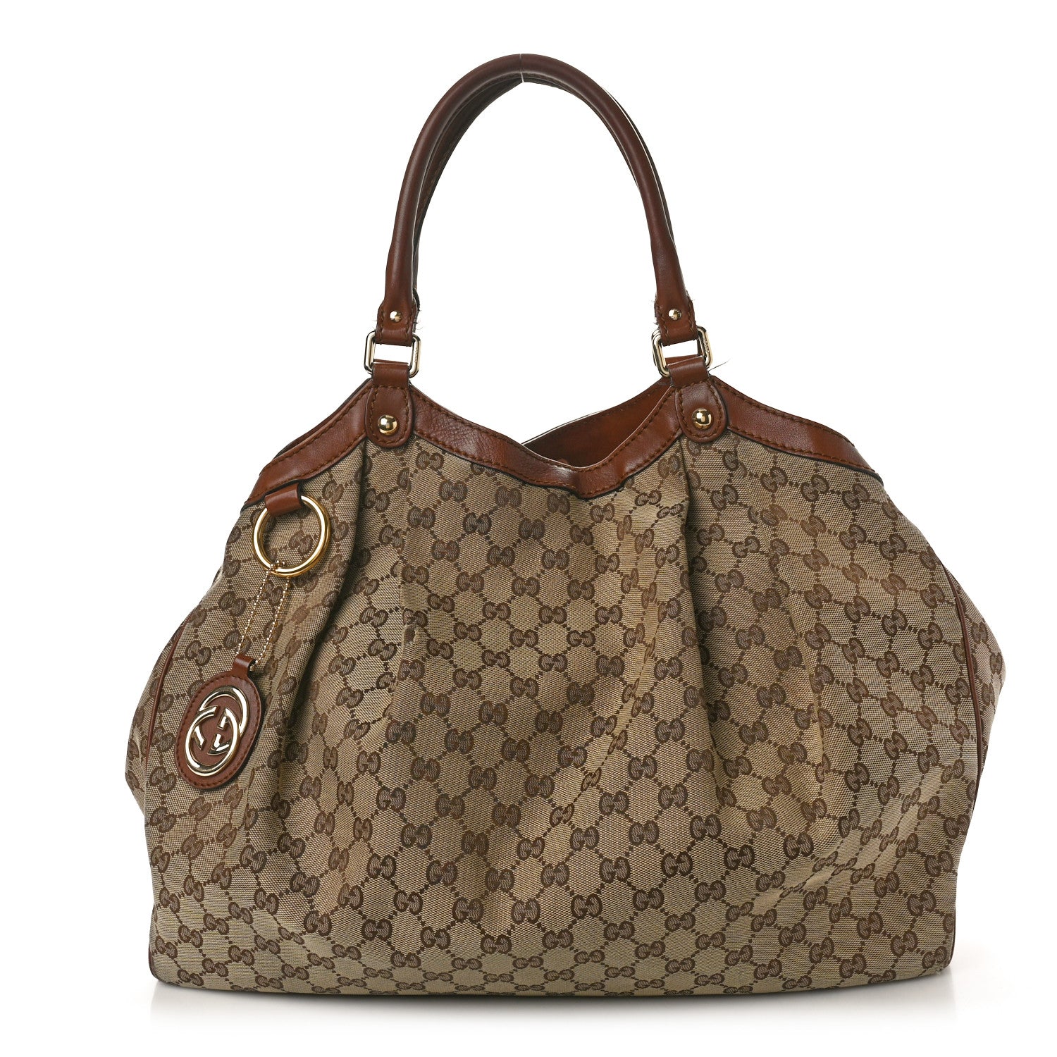 Gucci Monogram Large Sukey Tote Brown 1 of 21