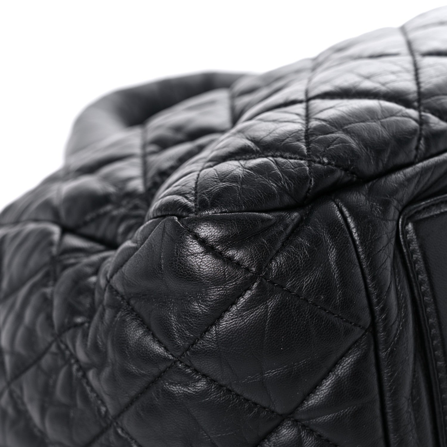 Chanel Lambskin Quilted Large Coco Cocoon Tote Black 8 of 17
