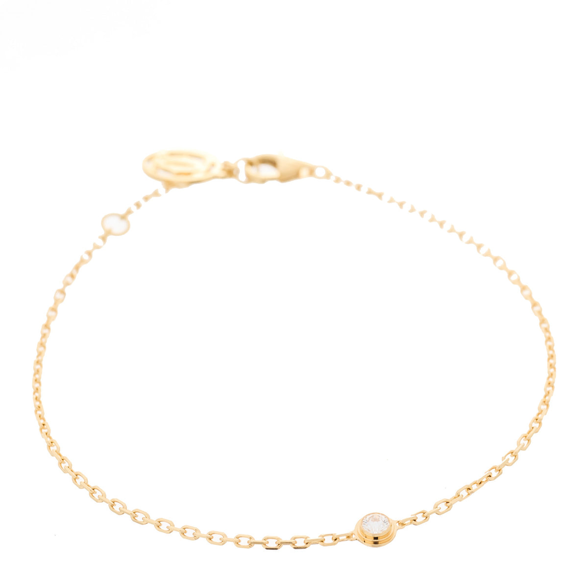 18K Yellow Gold Diamond SM D'Amour Bracelet