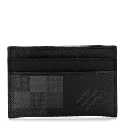 Louis Vuitton Damoflage Double Card Holder Black 1 of 7