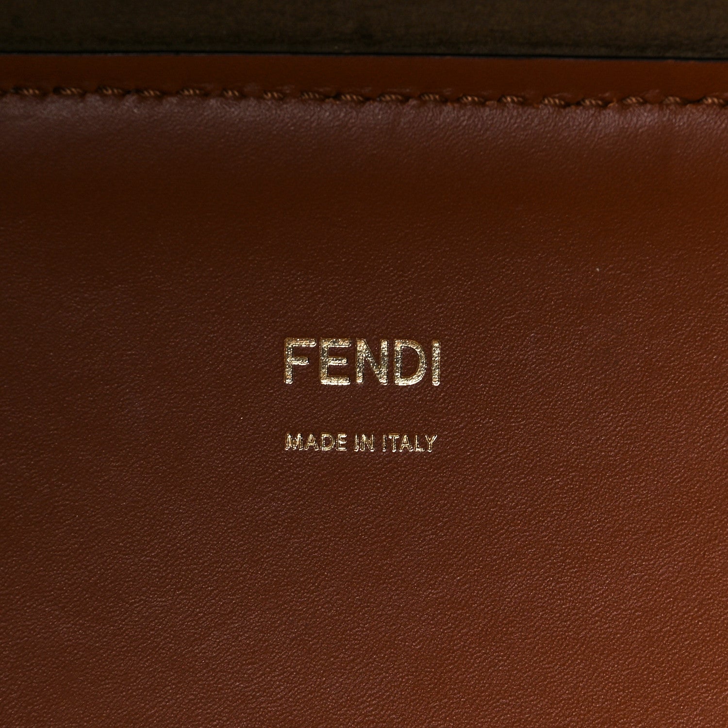 Fendi Vitello King Plexiglass Medium Fendi Sunshine Shopper Tote Cuoio 6 of 11