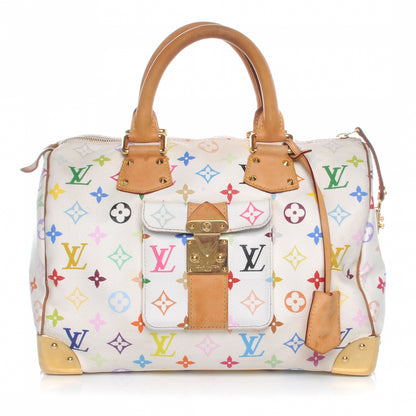 Louis Vuitton Monogram Multicolor Speedy 30 White 1 of 6