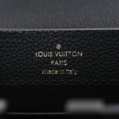 Louis Vuitton Matte Taurillon Capucines East West Mini All Black 6 of 9