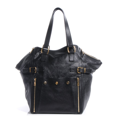 Saint Laurent Leather Medium Downtown Tote Black 1 of 7