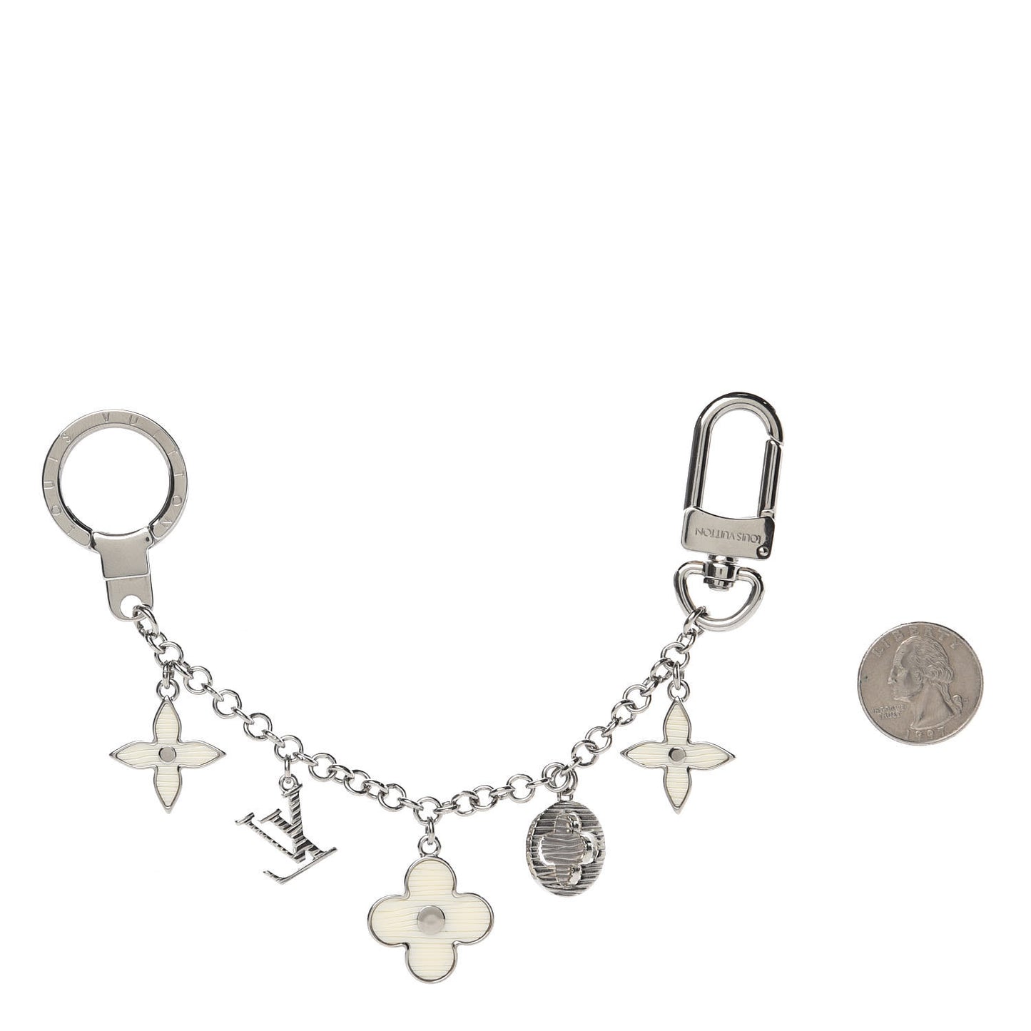 Fleur d'Epi Bag Charm Chain Ivory
