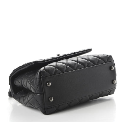 Chanel Caviar Quilted Mini Coco Handle Flap Black 3 of 9