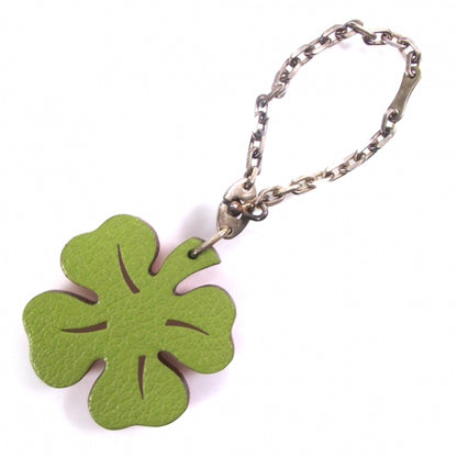 Hermes Leather Lucky Clover Key Chain 1 of 4