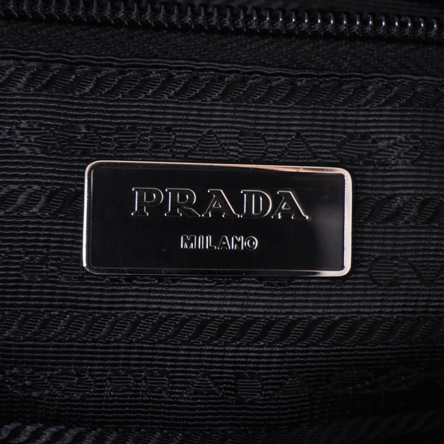 Prada Cordura Saffiano Diamond Print Camera Bag 7 of 9