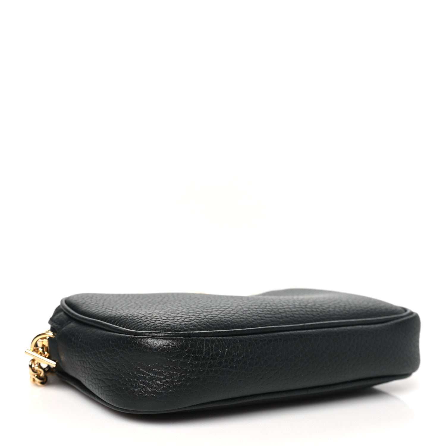 Gucci Dollar Calfskin Super Mini GG Marmont Chain Shoulder Bag Black 4 of 10