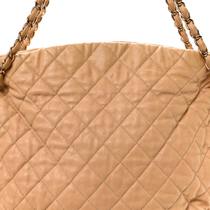 Chanel Calfskin Quilted Large Chain Me Hobo Beige 8 of 10