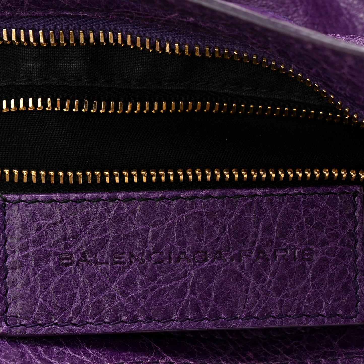 Agneau Giant 12 Gold Hardware City Dark Violet