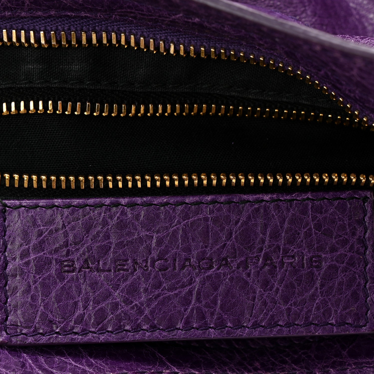 Balenciaga Agneau Giant 12 Gold Hardware City Dark Violet 7 of 11