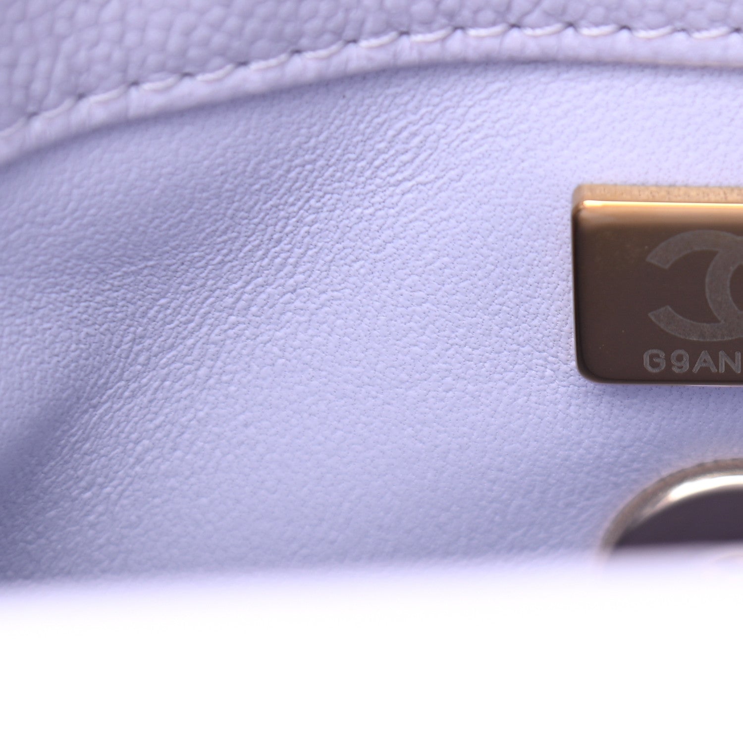 Chanel Caviar Quilted Extra Mini Coco Handle Flap Light Purple 7 of 12